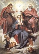VELAZQUEZ, Diego Rodriguez de Silva y Virgin Mary wearing the coronet china oil painting artist